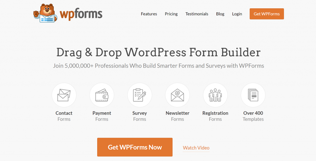 WPForms, a WordPress contact form plugin
