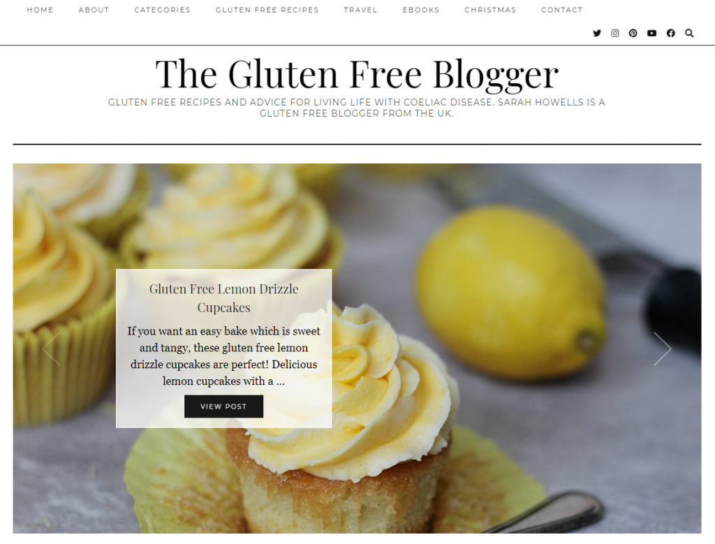 The gluten free blogger wordpress food blog