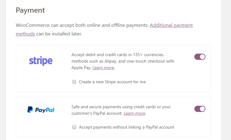Configuring your WooCommerce payment settings.