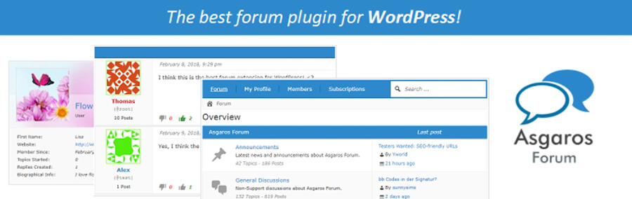 The Asgaros Forum plugin.