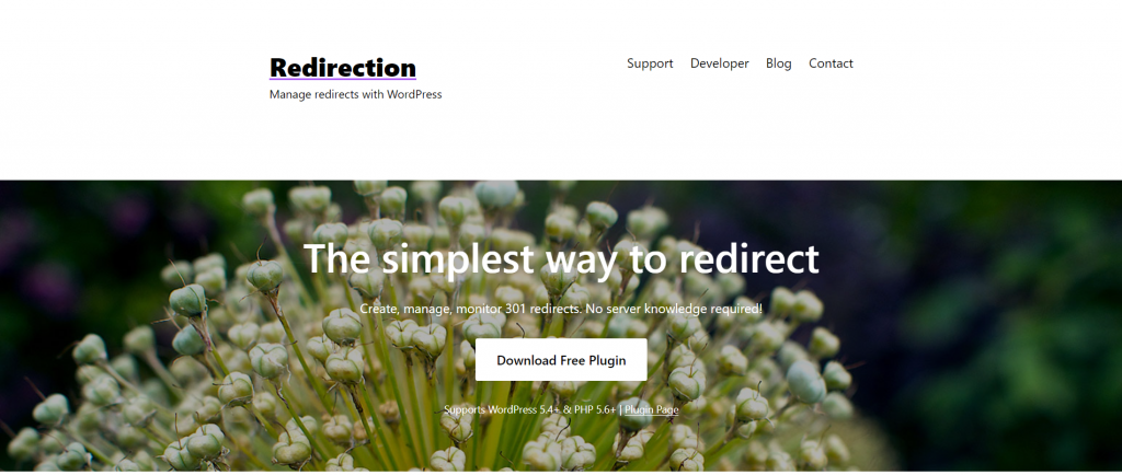 The Redirection plugin homepage