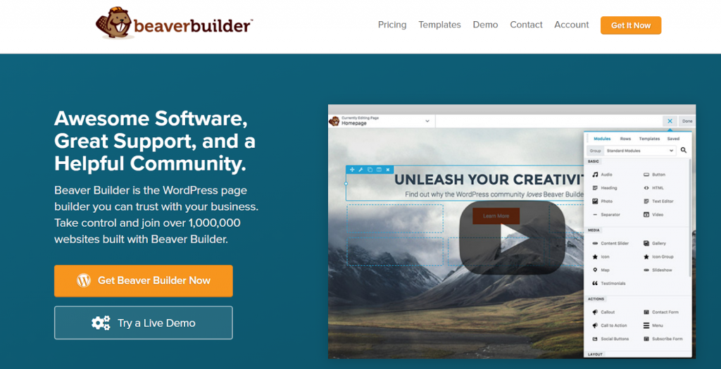 Beaver Builder WordPress Page Builder