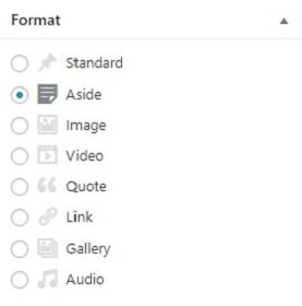 format taxonomy