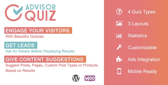 Advisor Quiz WordPress plugin banner