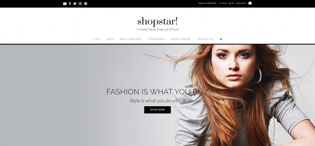 Shopstar WordPress WooCommerce Theme