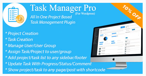 Task Manager Pro, a WordPress project management plugin