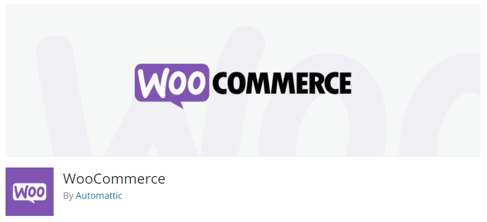 WooCommerce WordPress plugin banner