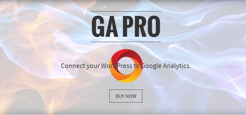 GA Google Analytics PRO plugin's banner