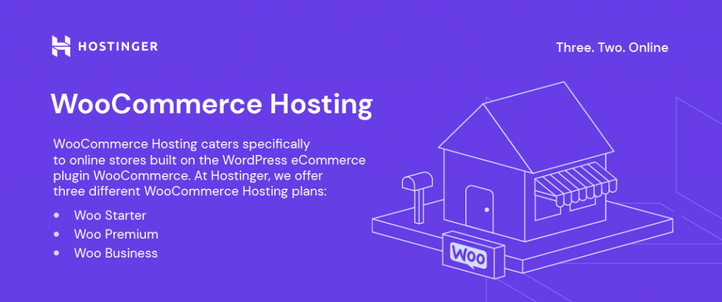 Hostinger's WooCommerce Hosting plans and information