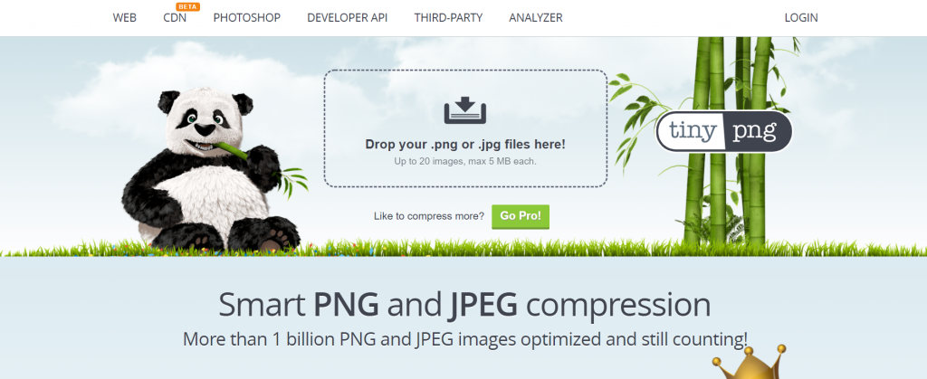 TinyPNG image compression
