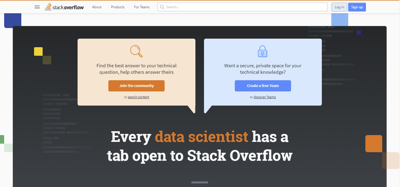 Online forum Stack Overflow