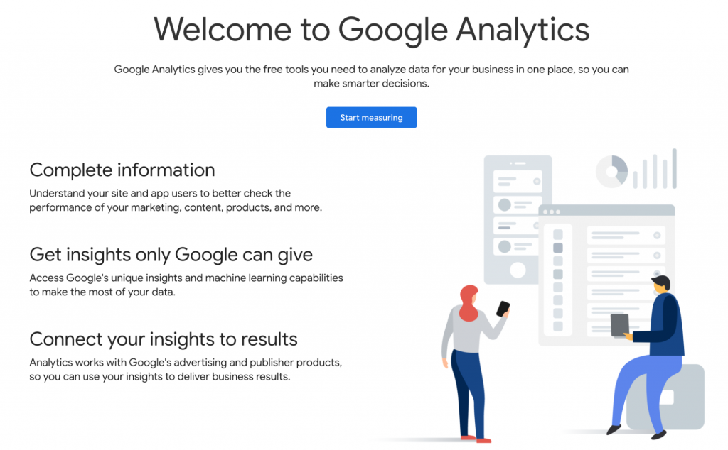 Site Speed's (Google Analytics) homepage