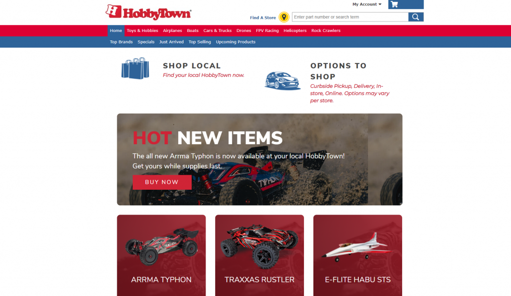 HobbyTown collectibles shop