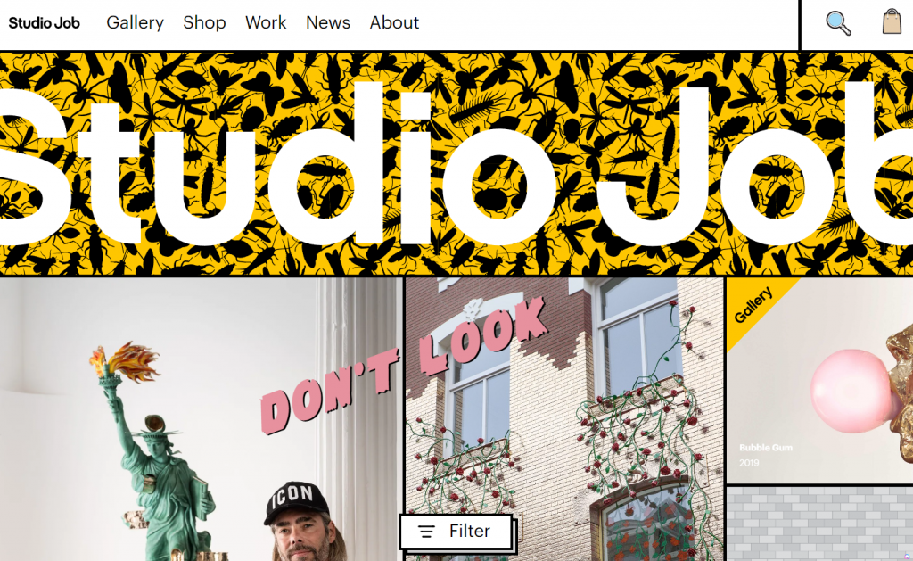 Studio Job's homepage