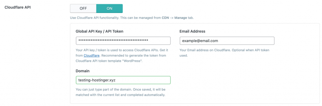 Setting up Cloudflare on LSCache for WordPress.