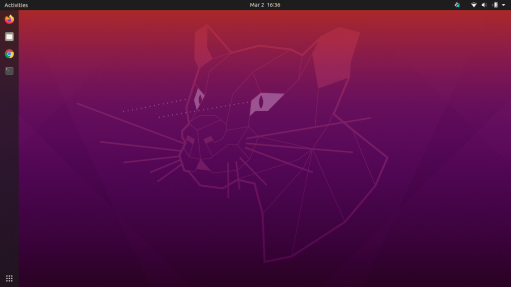 Ubunt Linux desktop screenshot
