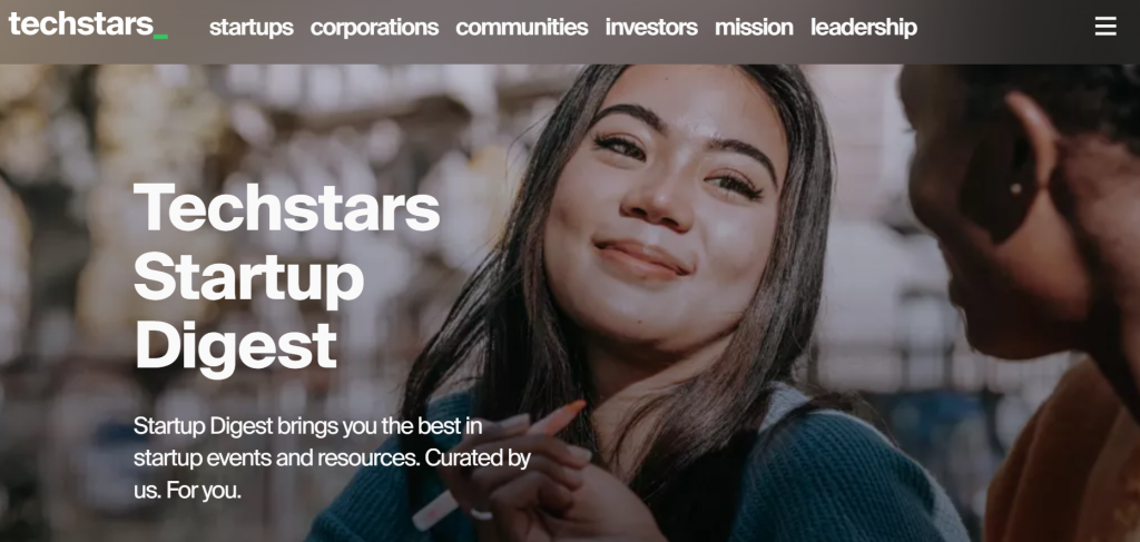 Techstars Startup Digest, an entrepreneurship blog that covers the best startup events and resources