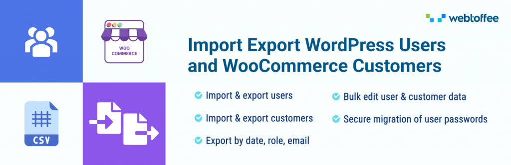 The Import Export WordPress Users and WooCommerce Customers plugin banner