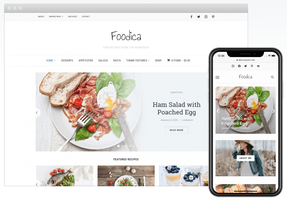 Foodica is specially designed for food-related businesses
