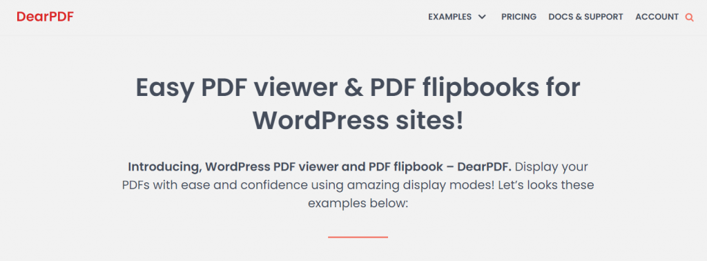 DearPDF plugin homepage
