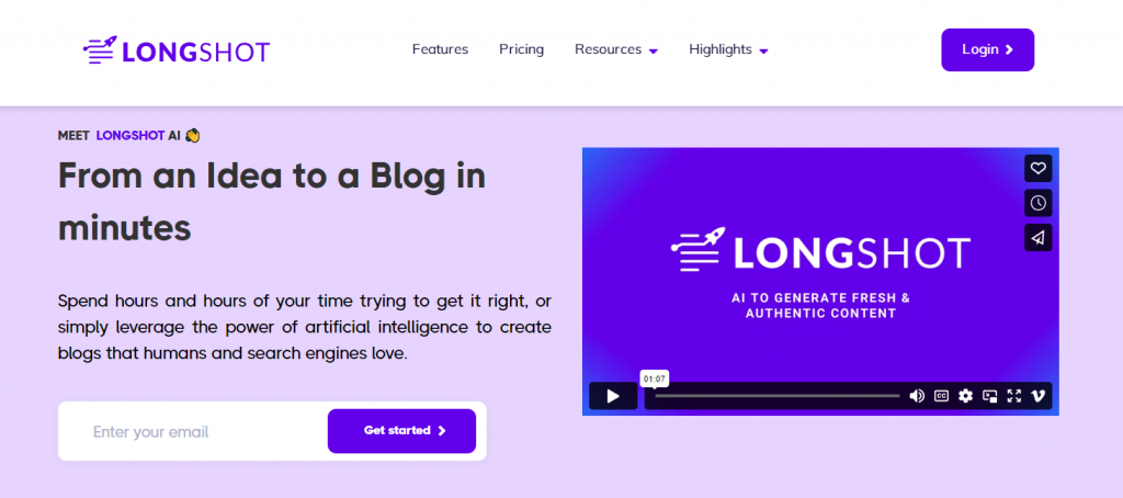 LongShot's homepage