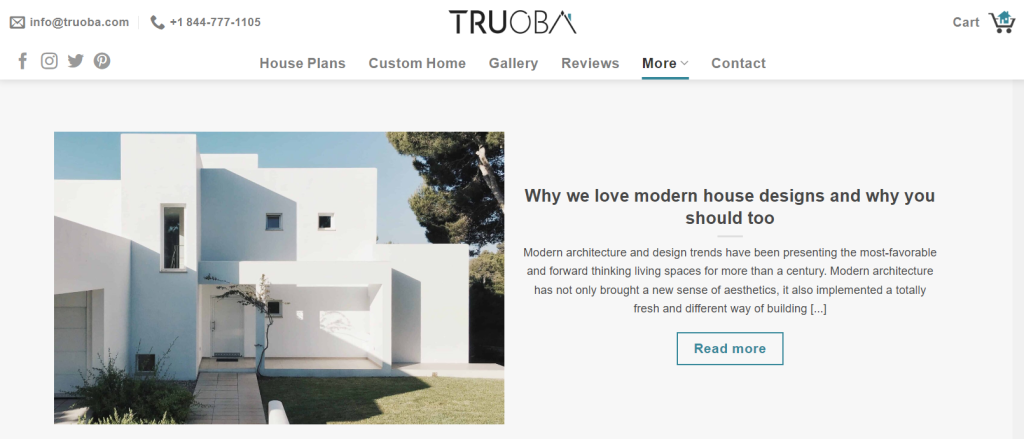 Truoba's Blog page